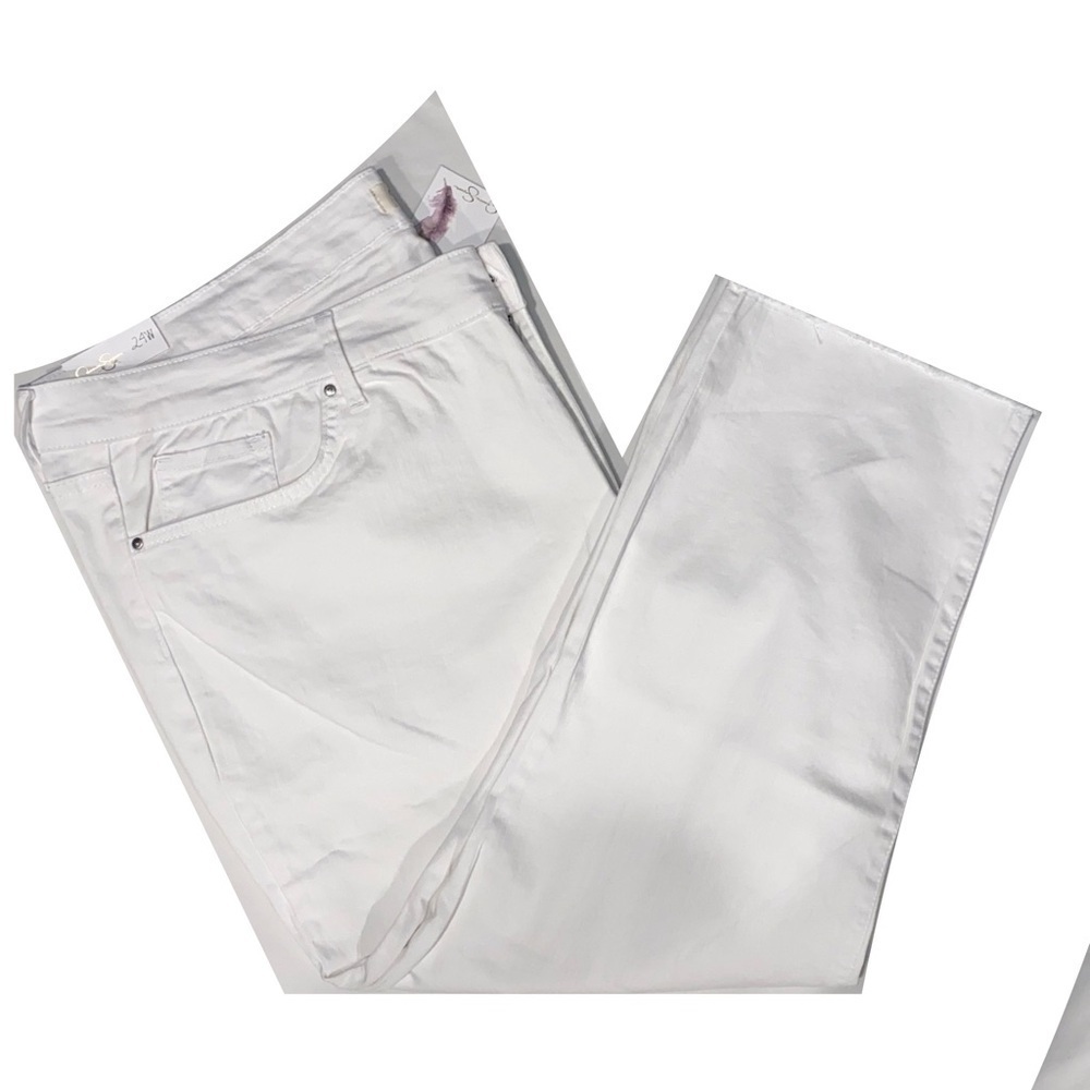 Jessica Simpson White Adored High Rise Slim Knicker